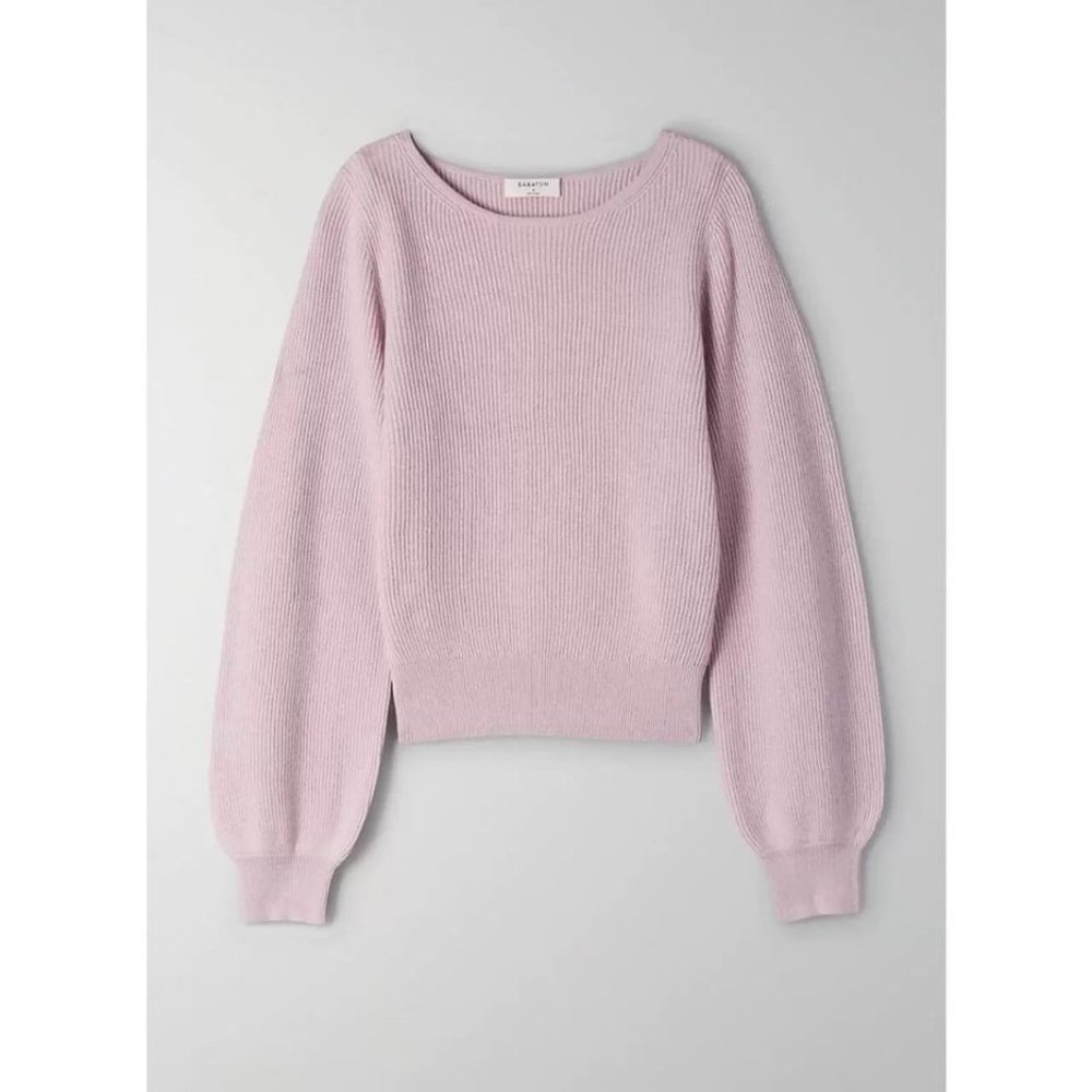 Aritzia Babaton Column Sweater Balloon-sleeve sweater